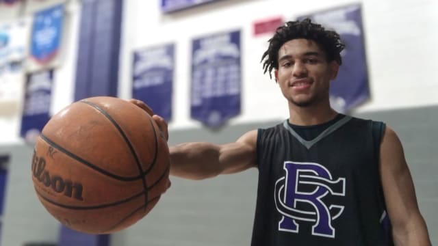 Rancho Cucamonga point guard Aaron Glass photos by John Murphy, 12-28-2023120720233